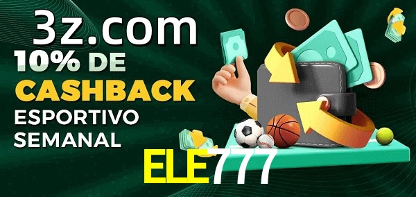 10% de bônus de cashback na ELE777